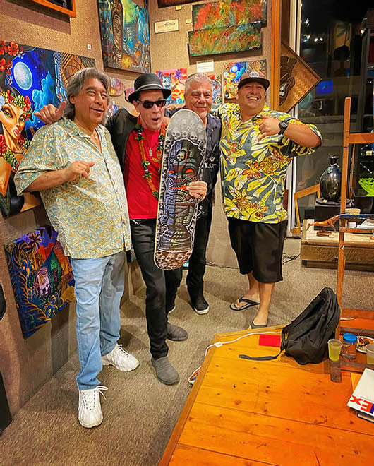Hawaiian Art & Gallery founders Bill and Justin Armijo